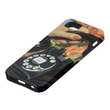 Vintage Business, Rotary Dial Phone and Hand iPhone 5 Cases