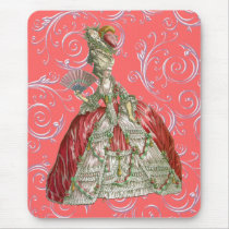 Vintage Bustled Woman Mousepad