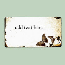 Vintage Butterflies labels