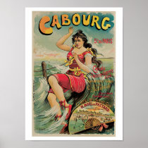 Vintage Cabourg (Calvados, Normandy)  Travel Ad