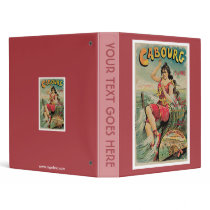 Vintage Cabourg (Normandy) Travel Ad Album 3 Ring Binders
