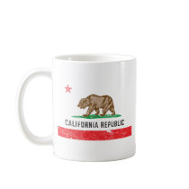 Vintage California Flag Coffee Mug