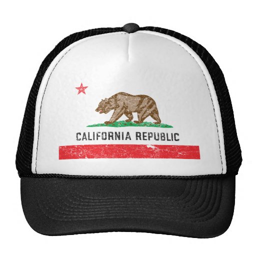 Vintage California Flag Trucker Hat
