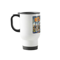 Vintage California Postcard Mugs, Travel Mugs