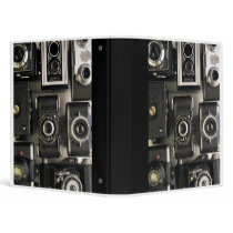 Vintage Camera Vinyl Binder