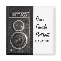 Vintage Camera Effect Magnet