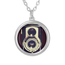 Vintage camera necklaces