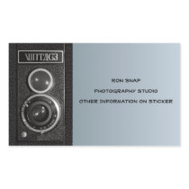 Vintage Camera On Name and Address Stickers