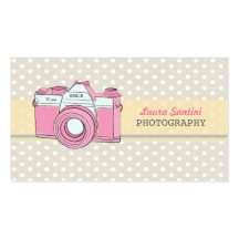 Vintage Camera Photographer Business Cards