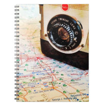 Vintage Camera Travels Around California Notebooks