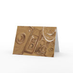 Vintage Cameras - Sepia tone pencil drawing Greeting Cards
