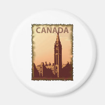 Vintage Canada Magnet