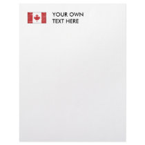 Vintage Canadian Flag Letterhead Design