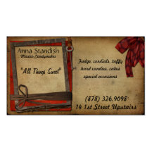 Vintage Candy Frames Business Card