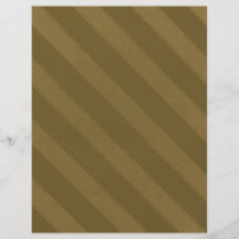 Vintage Candy Stripe Coffee Mocha Brown Grunge Flyers