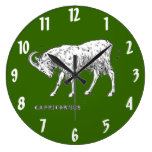 Vintage Capricorn Capricornus Wall Clock