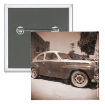 Vintage Car Button