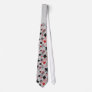 Vintage Card Suit Collage - Red & Black Custom Tie