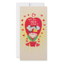 Vintage Cards for Valentines Day Photo Card