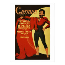 Vintage Carmen Opera and Ballet Post Cards