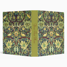 Vintage Carpet Pattern Binder