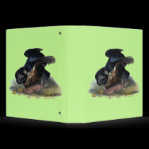 Vintage Carrion Crow Binder binders