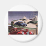Vintage Cars Fridge Magnet