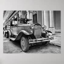 Vintage cars poster