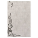 Vintage Cat, Skull & Owl Stationery