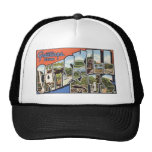 Vintage Catskill Mountains Postcard Mesh Hat