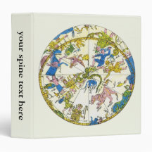 Vintage Celestial, Antique Constellation Map Stars Binder
