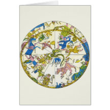 Vintage Celestial, Antique Constellation Map Stars Cards