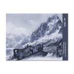 vintage Chamonix Mont Blanc Mountain Railway