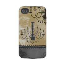 Vintage Chandelier Gladiola Case Tough Iphone 4 Cases