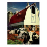 Vintage Change of Address, Dairy Farm Cows Post Card
