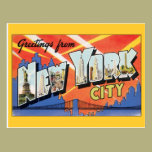 Vintage Change of Address, New York City NYC postcards