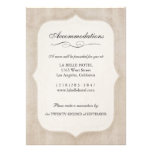 Vintage Charm Cream Monogram Wedding Enclosure Personalized Invitations
