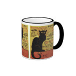 Vintage Chat Noir, Vente Hôtel Drouot Steinlen Coffee Mug