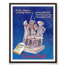 Vintage Chesterfield Cigarette Advertising 1937 Photograph
