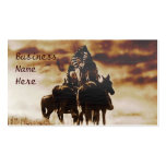 Vintage Cheyenne Warriors Business Cards