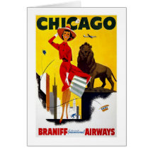 Vintage Chicago Advertisement Card