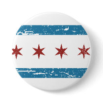 Vintage CHICAGO Flag Pin