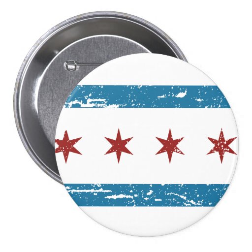 Vintage CHICAGO Flag Pin