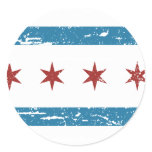 Vintage CHICAGO Flag stickers