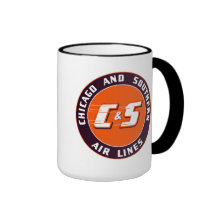 Vintage Chicago & Southern Airlines Mug