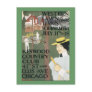 Vintage Chicago Tennis Poster Post Card