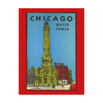 Vintage Chicago Water Tower Post Cards