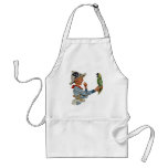Vintage Child, Boy Playing Pirate with His Parrot Aprons