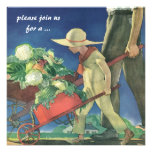 Vintage Child, Organic Gardening Cooking Party Invites