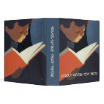 Vintage Child Reading a Book, Back to School Time! binders